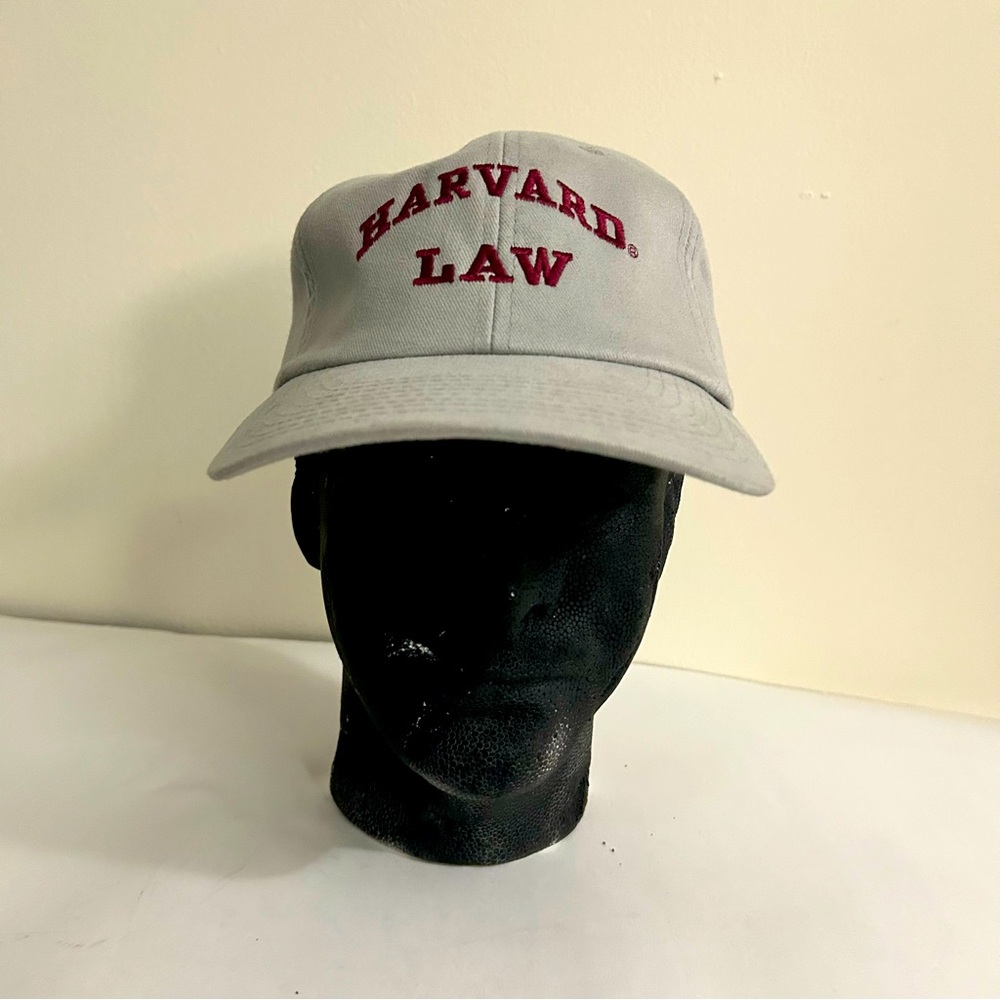 Harvard Law School Gray Embroidered Dad Hat Adjustable NWOT
